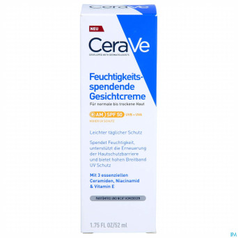 Cerave creme hydra visage spf50 52ml