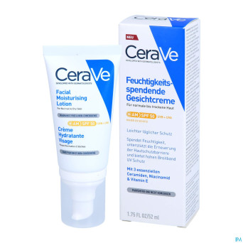 Cerave creme hydra visage spf50 52ml
