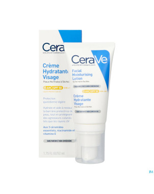 Cerave creme hydra visage spf50 52ml