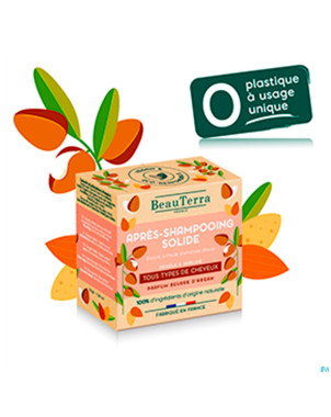 Beauterra apres-shampooing solide    50g
