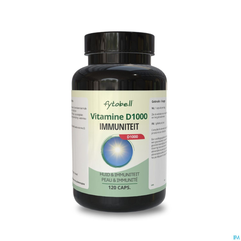 Fytobell vitamine d 1000 caps 120