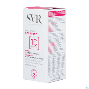 Svr sensifine huile nuit 30ml