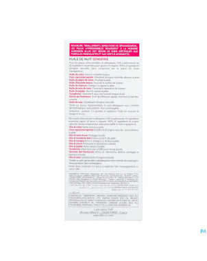 Svr sensifine huile nuit 30ml