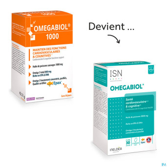 Ineldea omegabiol caps 60