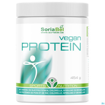 Soria sport nutrition vegan protein    pot 454g