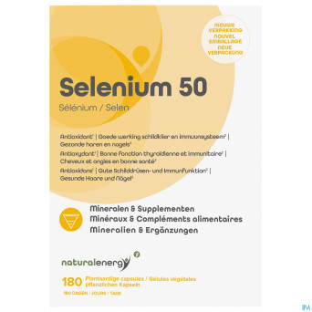 Natural energy selenium 50 caps 180