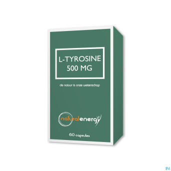 Natural energy l-tyrosine 500mg caps 60