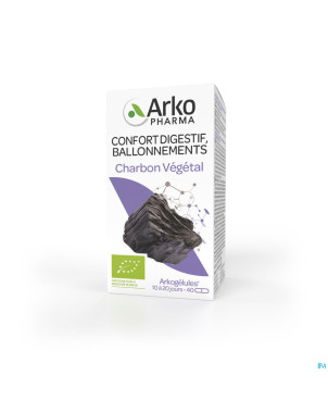 Arkogelules charbon vegetal bio    caps 45