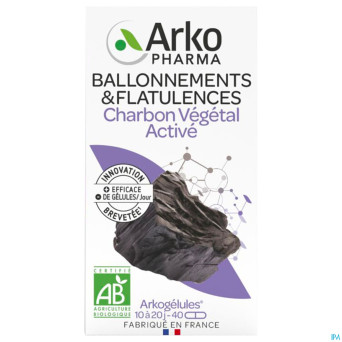 Arkogelules charbon vegetal bio    caps 45