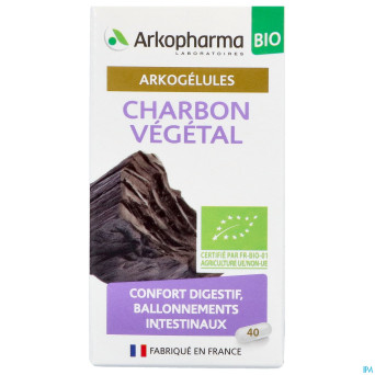 Arkogelules charbon vegetal bio    caps 45