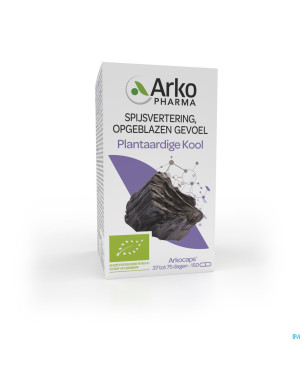 Arkogelules charbon vegetal bio    caps 150