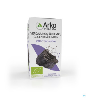 Arkogelules charbon vegetal bio    caps 150