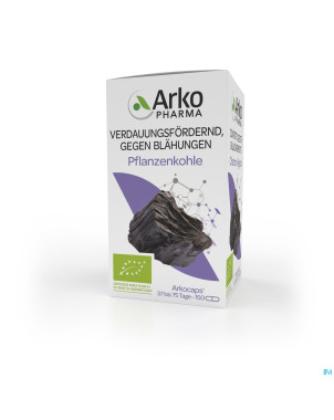 Arkogelules charbon vegetal bio    caps 150