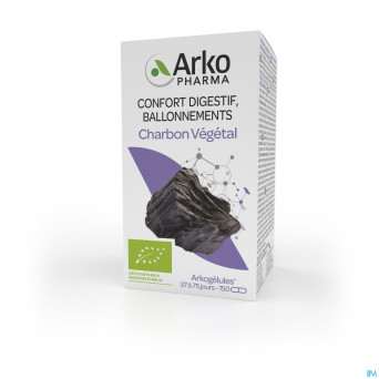 Arkogelules charbon vegetal bio    caps 150
