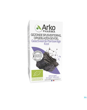Arkogelules charbon vegetal bio    caps 150