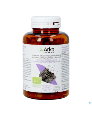 Arkogelules charbon vegetal bio    caps 150