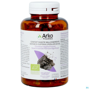 Arkogelules charbon vegetal bio    caps 150