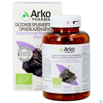 Arkogelules charbon vegetal bio    caps 150