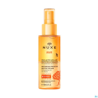 Nuxe sun huile lacte capil. prot.hydra fl 100ml nf