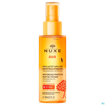 Nuxe sun huile lacte capil. prot.hydra fl 100ml nf