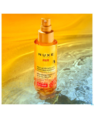 Nuxe sun huile lacte capil. prot.hydra fl 100ml nf