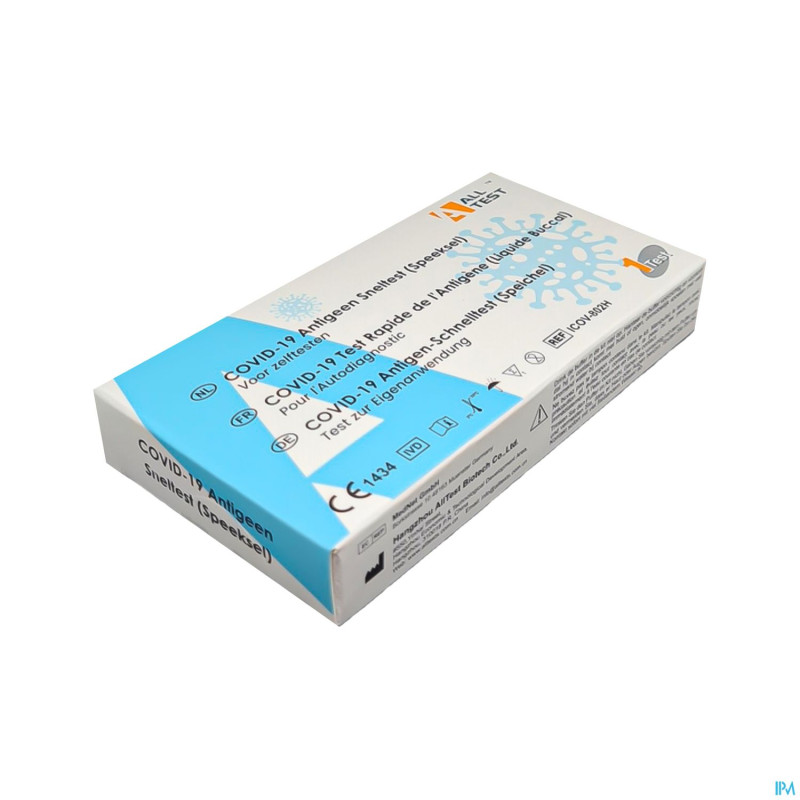 Alltest covid-19 a/gen test rap.oral fl.  1 lensf.