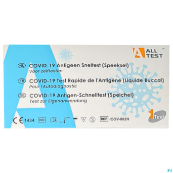 Alltest covid-19 a/gen test rap.oral fl.  1 lensf.