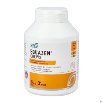 Equazen omega 3/6  chews pot caps 180