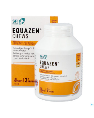 Equazen omega 3/6  chews pot caps 180