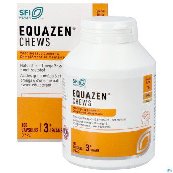Equazen omega 3/6  chews pot caps 180