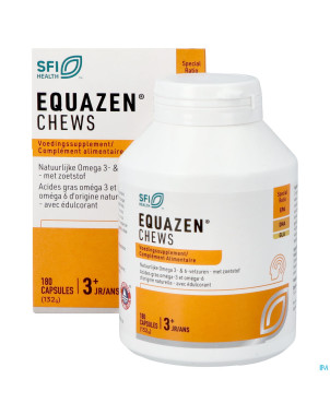 Equazen omega 3/6  chews pot caps 180