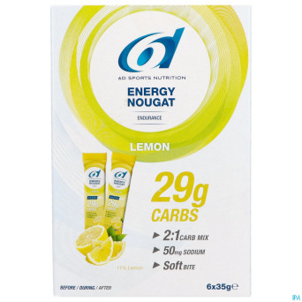 6d energy nougat lemon    6x35g