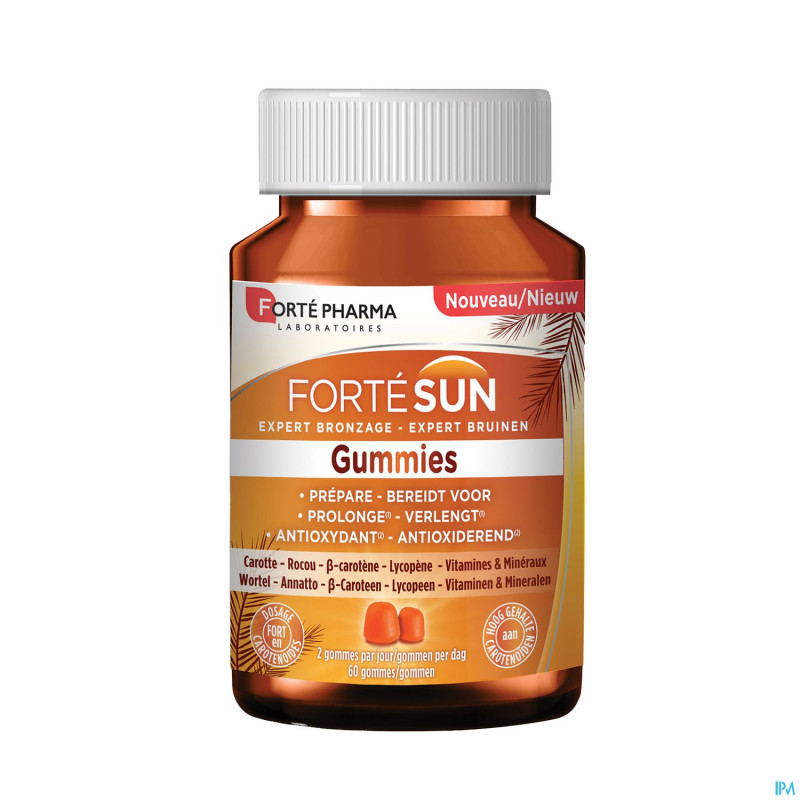 Fortesun expert bronzage gummies 60