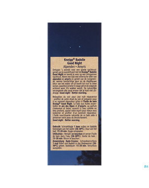Kneipp huile bain good night 100ml