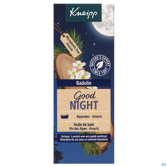 Kneipp huile bain good night 100ml