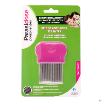 Parasidose peigne a/poux + lentes dents cann.