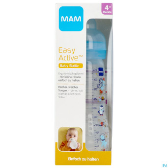 Mama easy active baby bottle garcon    330ml