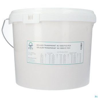 Gelules transparent n3 10000 pch