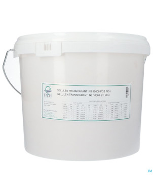 Gelules transparent n3 10000 pch