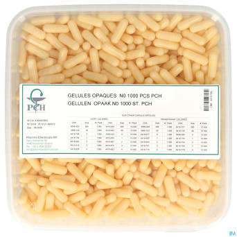 Gelules opaques n0 1000 pch