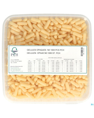 Gelules opaques n0 1000 pch