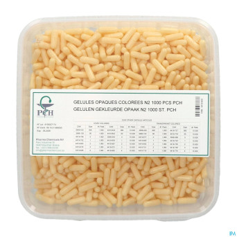 Gelules opaques n2 1000 pch