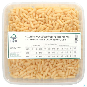 Gelules opaques n2 1000 pch