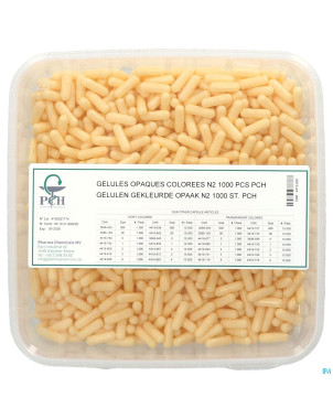 Gelules opaques n2 1000 pch