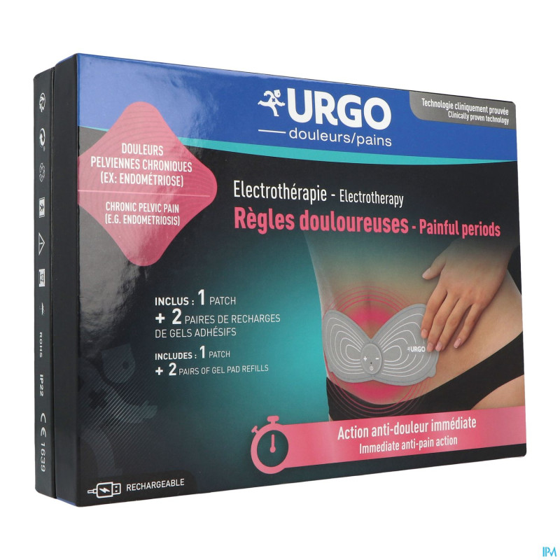 Urgo electrotherapie regles douloureuses recharg.
