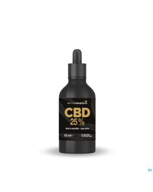 Cbd huile chanvre 25% gouttes    fl 10ml