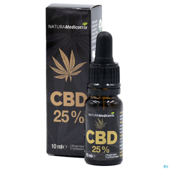 Cbd huile chanvre 25% gouttes    fl 10ml