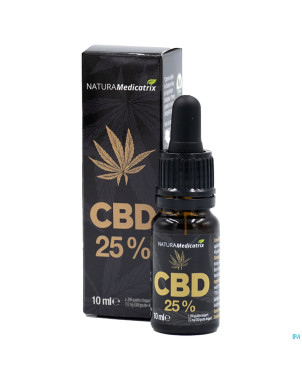 Cbd huile chanvre 25% gouttes    fl 10ml