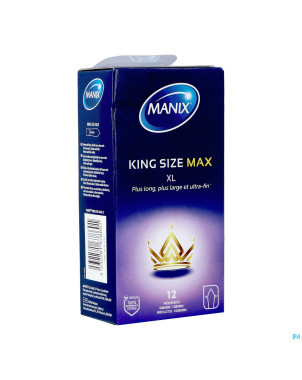 Manix king size max preservatifs 12