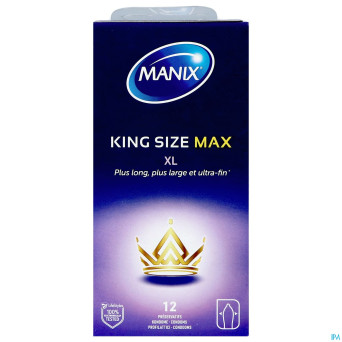 Manix king size max preservatifs 12